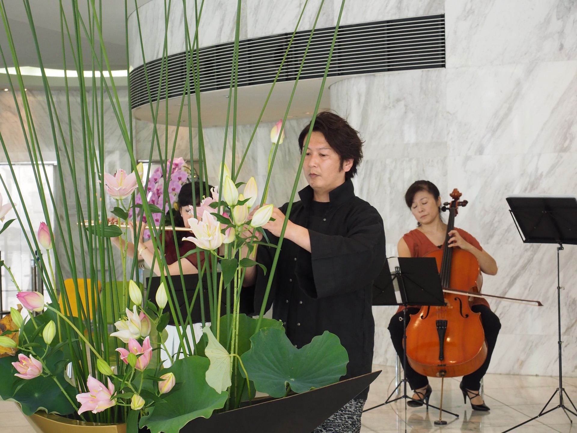 大型いけばなパフォーマンス